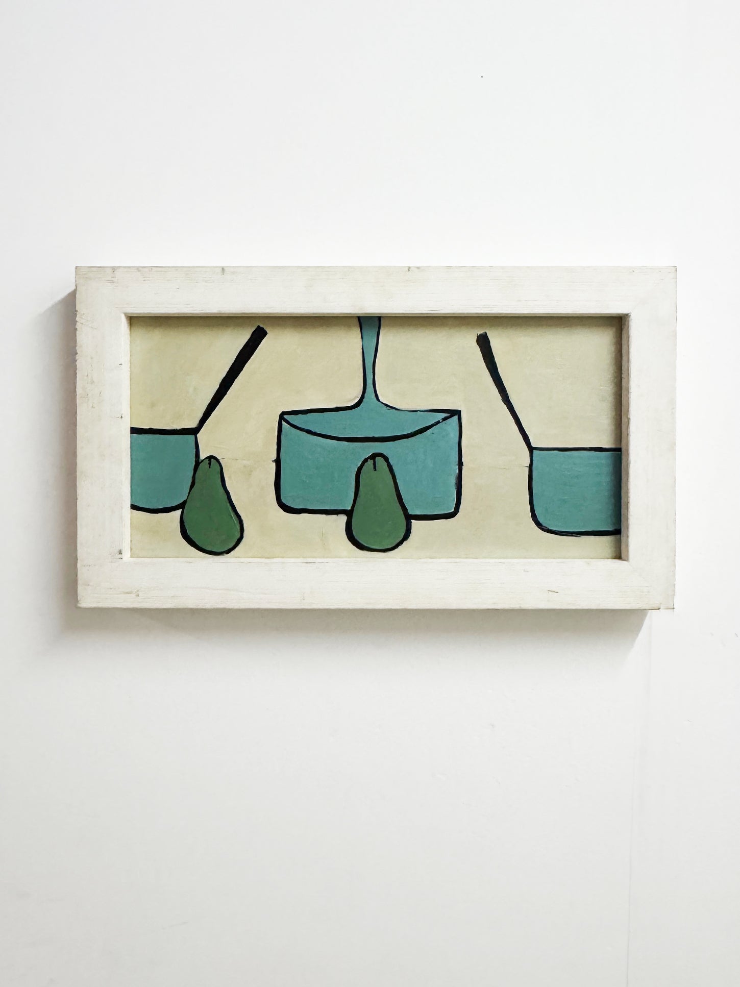 Vintage Abstract Oil Painting, style of William Scott