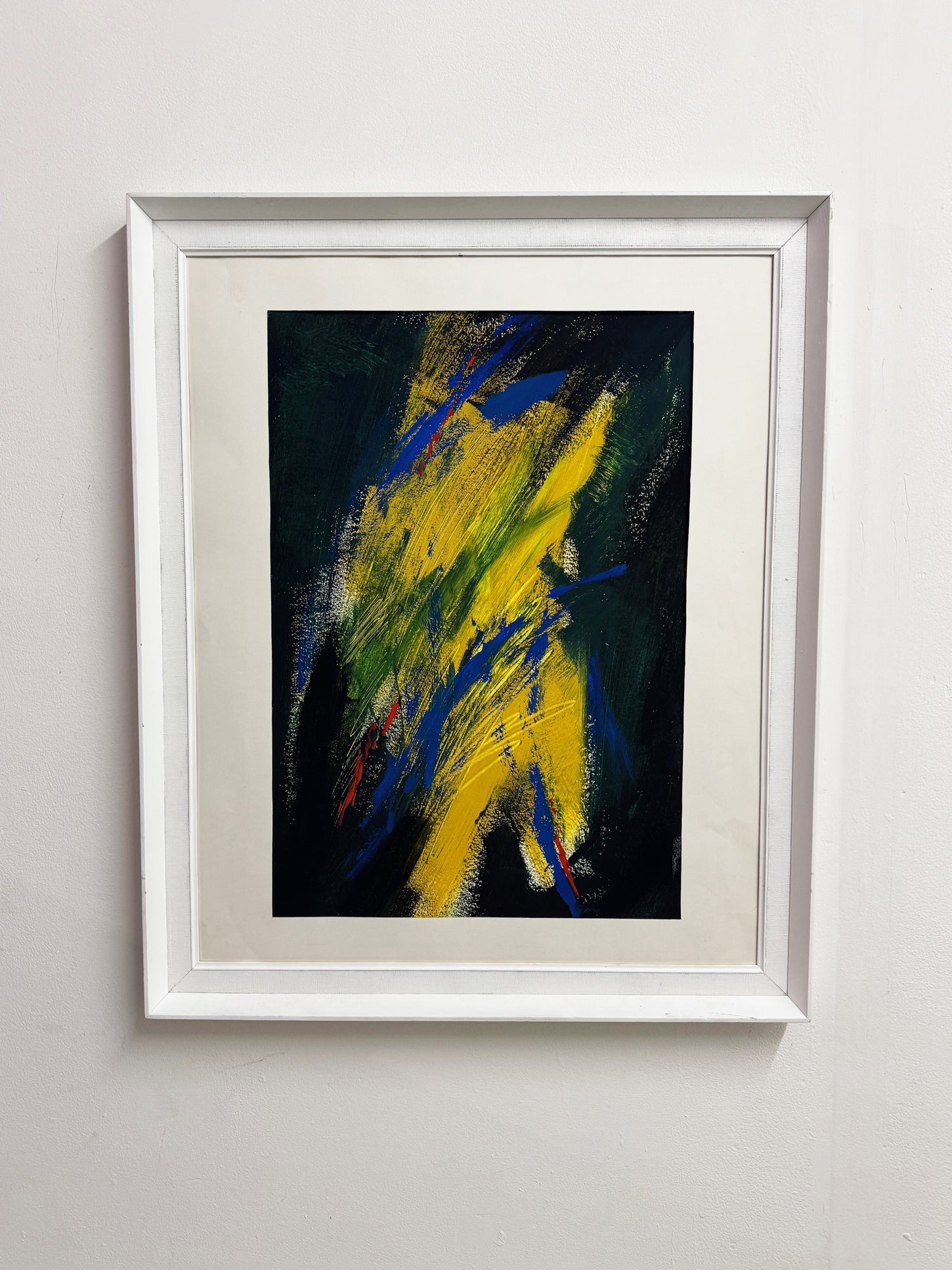Payot Mauf, Mid Century Abstract Oil Painting - 1970s