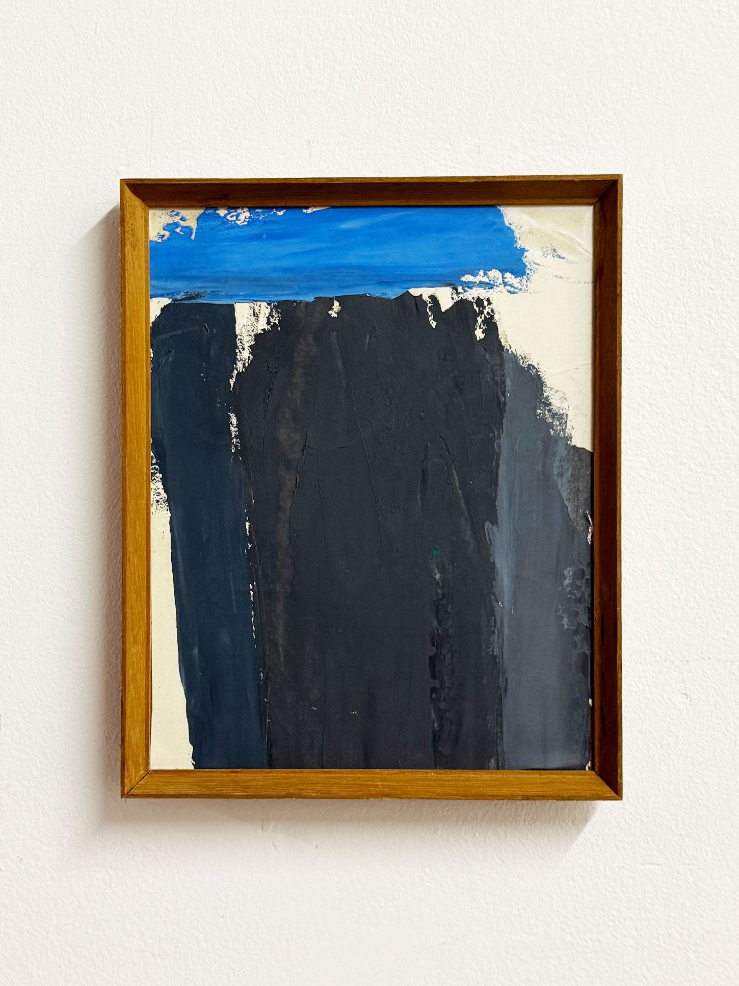 Mid Century Swedish Abstract Modernist Oil Painting