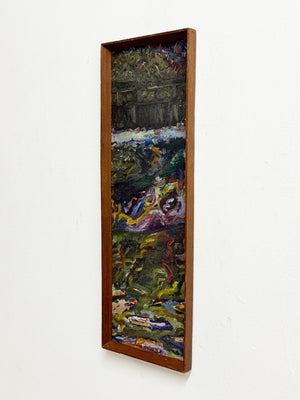 Mid Century Signed Swedish Oil Painting