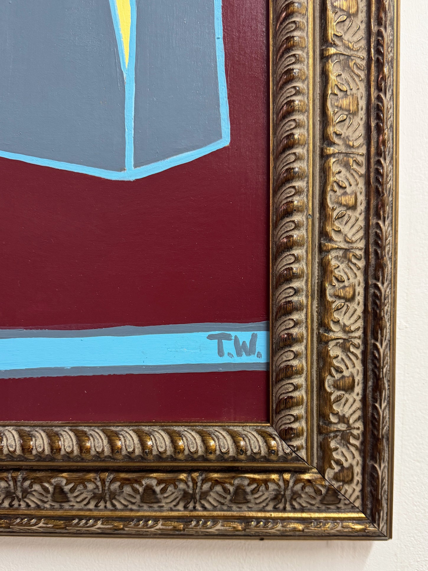 Terence R. Wood, Mid Century Vintage Scandinavian Still Life Oil Painting