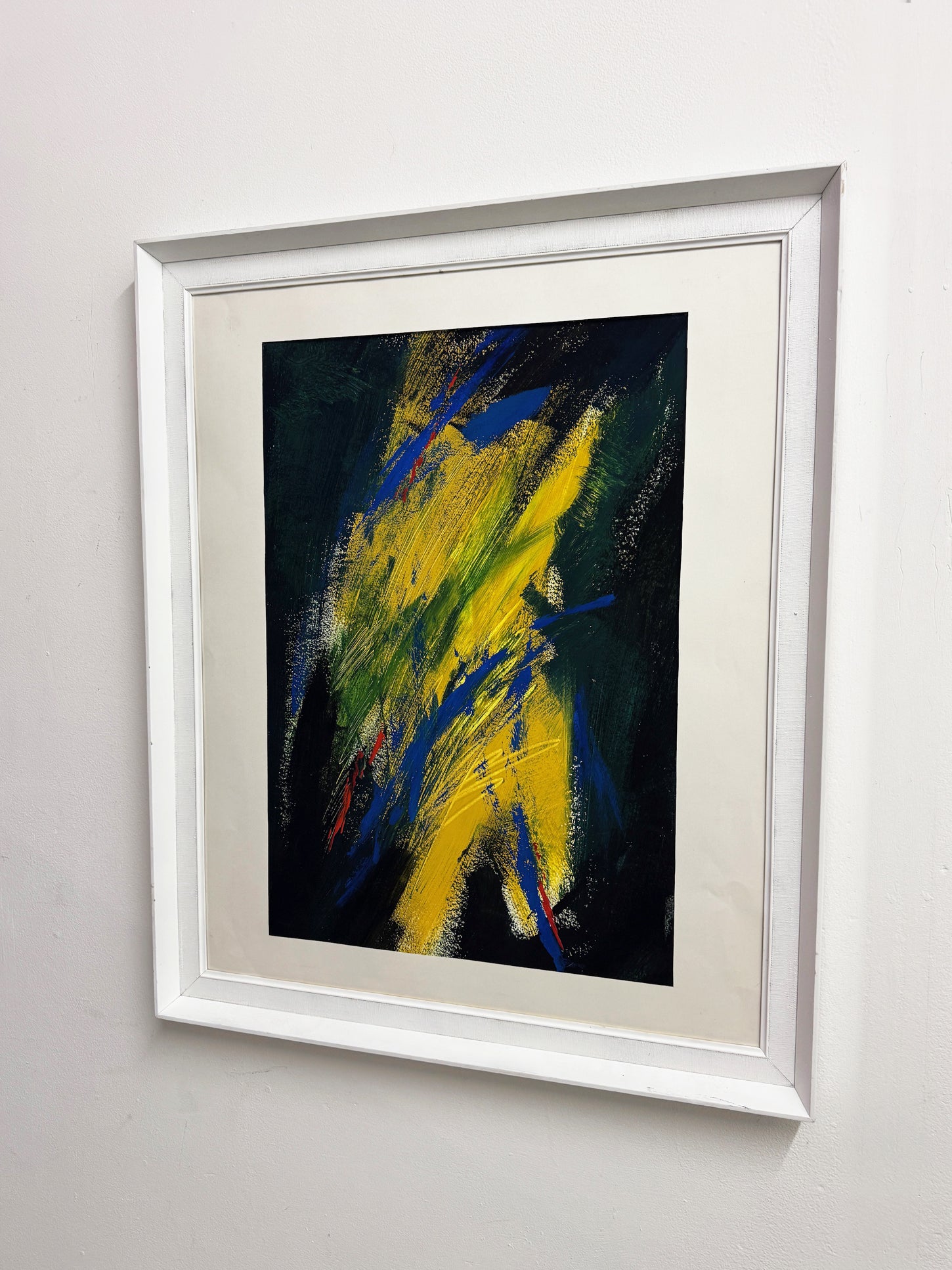 Payot Mauf, Mid Century Abstract Oil Painting - 1970s