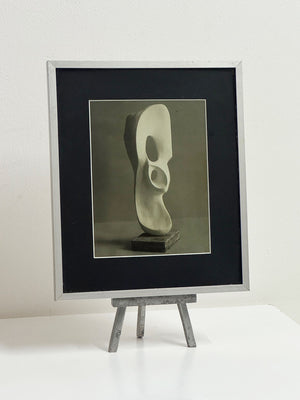Mid Century Modernist Sculptures Black & White Photos - Set Of 3