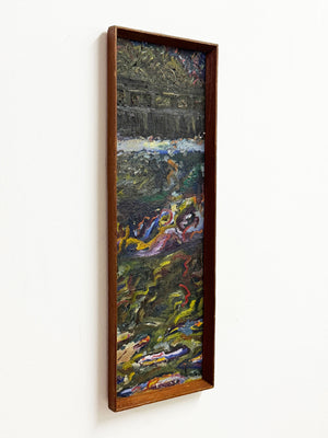 Mid Century Signed Swedish Oil Painting