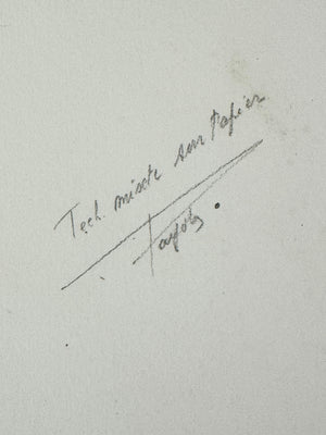 Payot Mauf Abstract Oil Painting, 1970’s