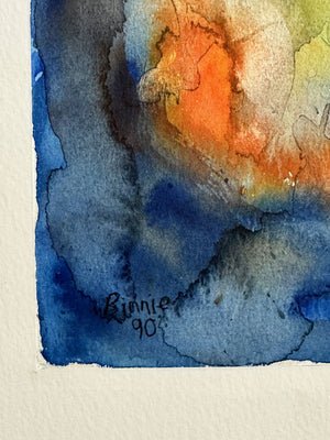 Abstract Watercolour Painting by Kenneth Binnie