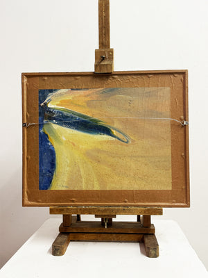 Swedish Mid-Century Abstract Landscape Oil Painting
